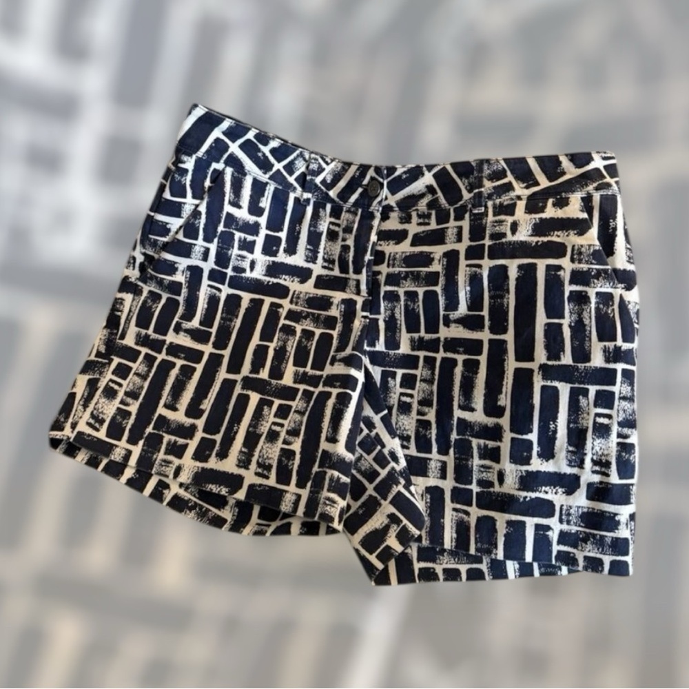 The Limited White and Blue Shorts Size 14
